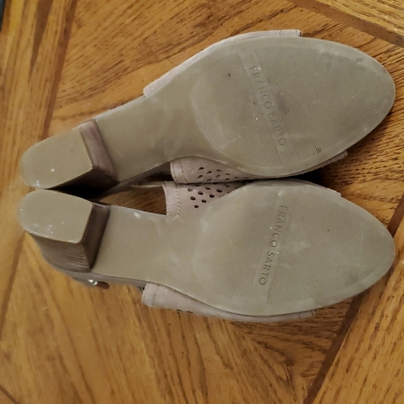 Franco Sarto Mandi 2 Block Heel Sz 8 - Picture 3 of 7